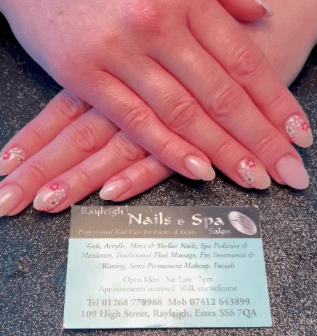 Rayleigh Nails Spa Work Portfolio