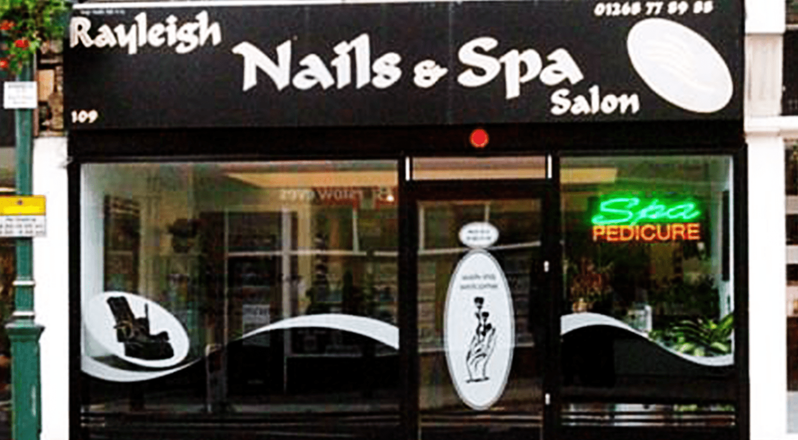 Rayleigh Nails Spa Storefront